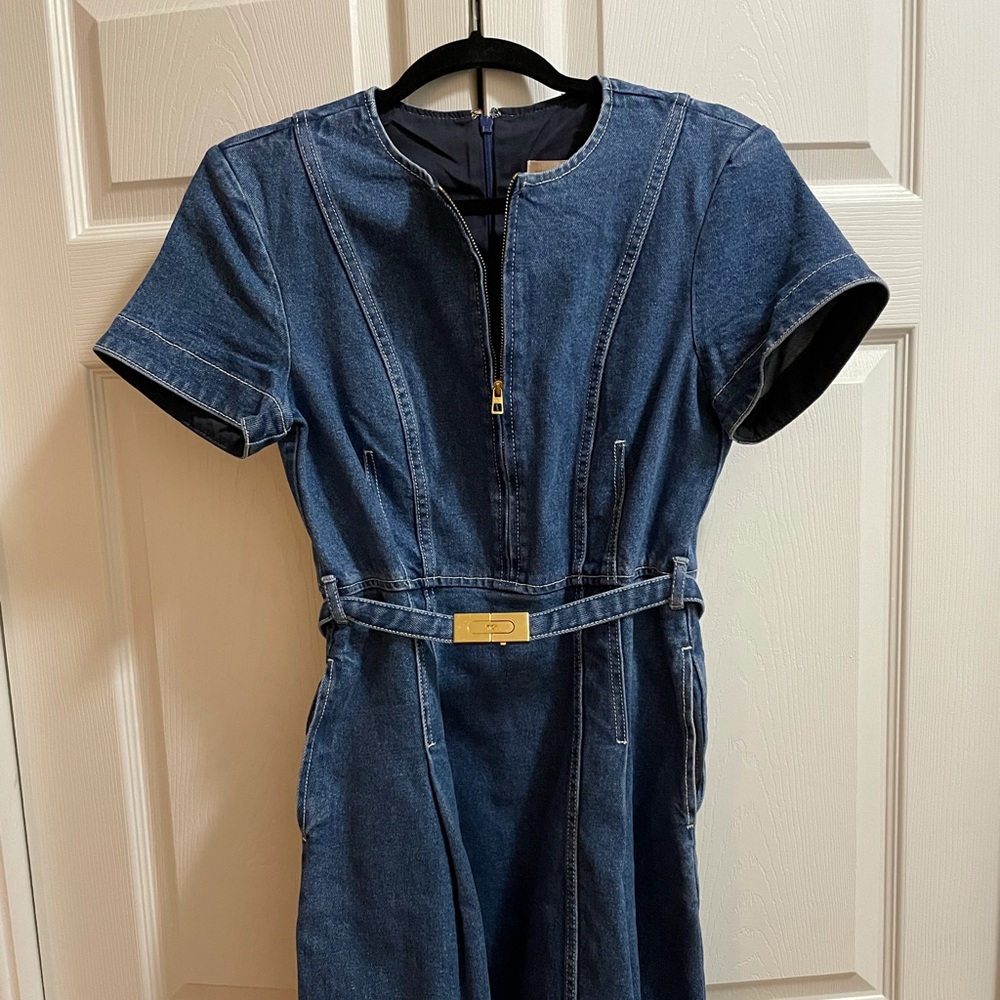 Tory Burch- NWT Denim Shift Dress Sz. 6